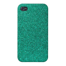 Green Glitter iPhone 4 Cover