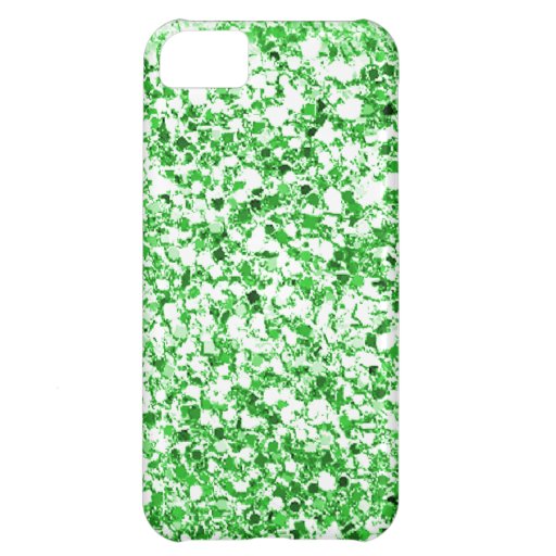 Green glitter iPhone 5c case Zazzle