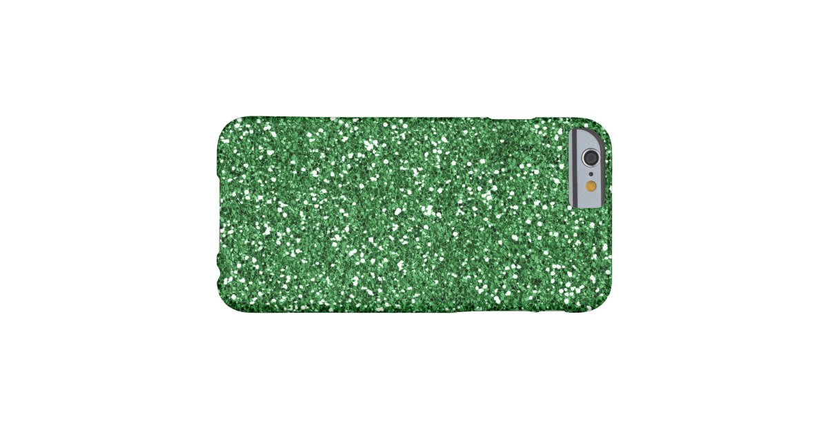 green glitter iPhone 6 case Zazzle