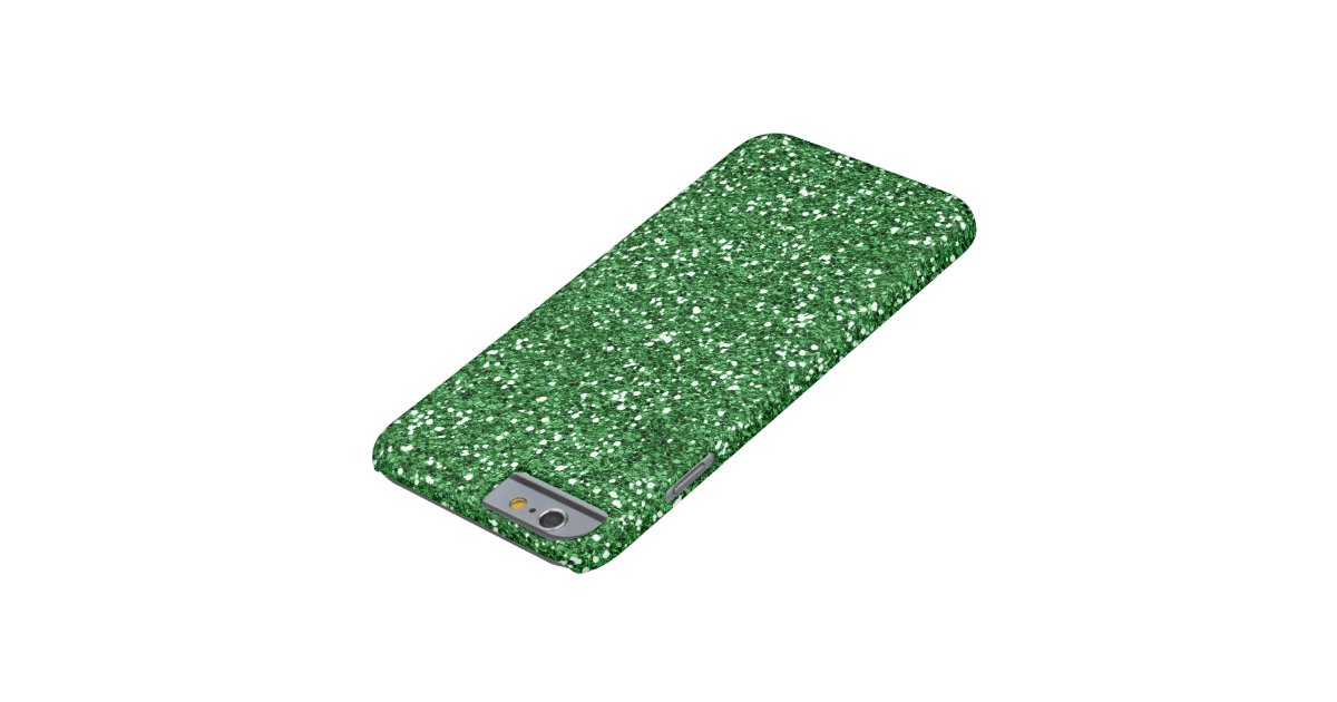 green glitter iPhone 6 case Zazzle