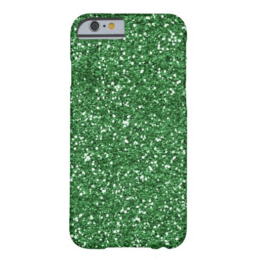 green glitter iPhone 6 case Zazzle
