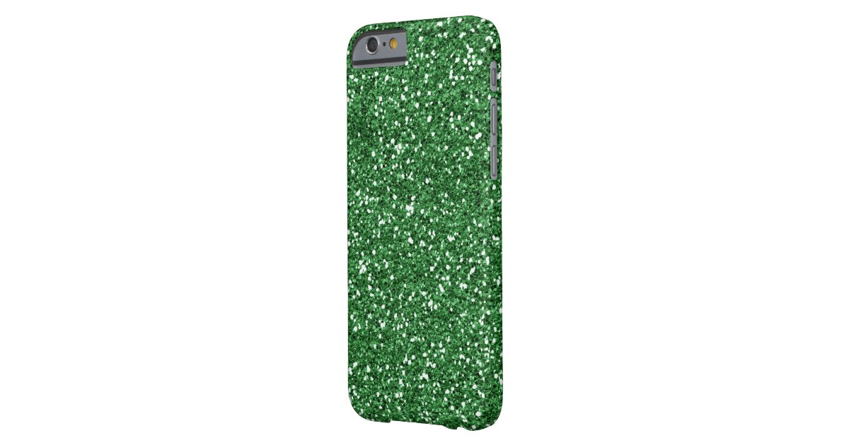 green glitter iPhone 6 case Zazzle