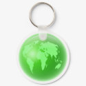 Green Globe keychains