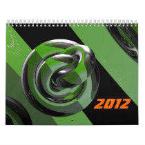 Green & glossy calendars