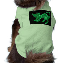 Green Glow  Chesie Cat pet clothing