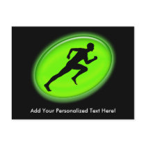 Green Glow Fitness Logo Post Cards