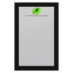 Green Glow Fitness Logo Customized Stationery