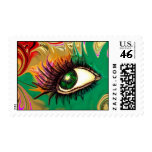 Green Goddess Postage Stamp