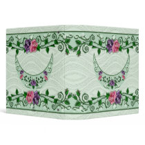 Green Goddess Upright Crescent 3 Ring Binder