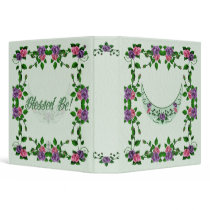 Green Goddess Upright Crescent 3 Ring Binder
