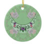 Green Goddess Upright Crescent Ornament