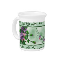 Green Goddess Upright Crescent Pitcher