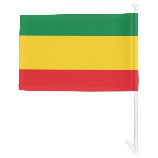 Green, Gold and Red Flag Car Flag Zazzle