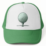 GREEN GOLF BALL hats