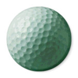 Green Golf Ball! Refrigerator Magnet