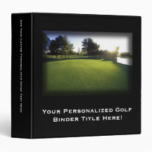 Green Golf Course at Dawn Binder