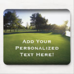 Green Golf Course at Dawn mousepads