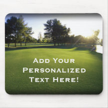 Green Golf Course at Dawn Mousepads