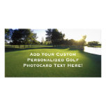 Green Golf Course at Dawn photo cards