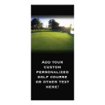 Green Golf Course at Dawn Personalized Rack Card