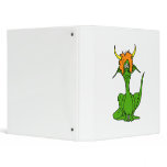 Green Goofy Dragon binders