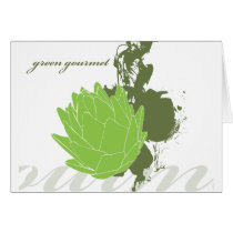 Green Gourmet Artichoke cards