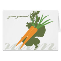 Green Gourmet Carrot cards