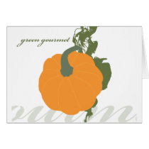 Green Gourmet Pumpkin cards