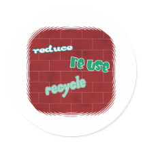 Green graffiti t-shirts and gifts - version 2 round stickers