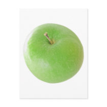 Green Granny Smith healthy vegetarian cuisine food Post Cards