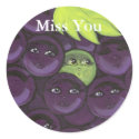 Green Grape Fitting In is Missing You stickers by Quantum_Art_Nerd Green Grape Fitting In is Missing You stickers