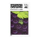 Green Grape Fitting In Postage Stamp