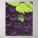 Green Grape Fitting In posters