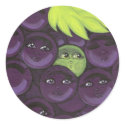 Green Grape Fitting In stickers by Quantum_Art_Nerd Green Grape Fitting In stickers