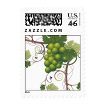 Green grape stamp stamps