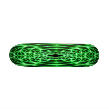 Green Graphic Design Skateboard