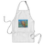 Green grass aglow apron