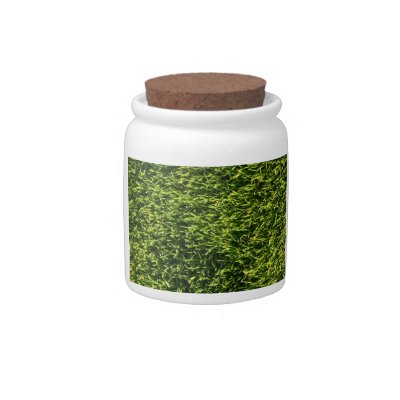 Green Grass Candy Jars