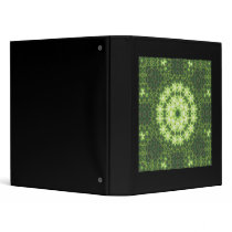 Green Grass Digital Mandala Vinyl Binders
