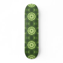 Green Grass Digital Mandala Skate Boards