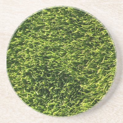 Green Grass Drink Coaster