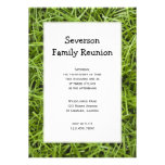 Green Grass Family Reunion Invitation