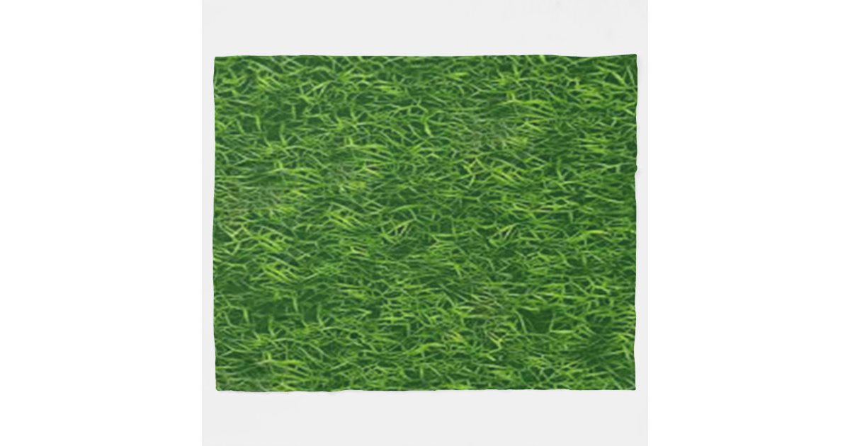 GREEN GRASS FLEECE BLANKET Zazzle