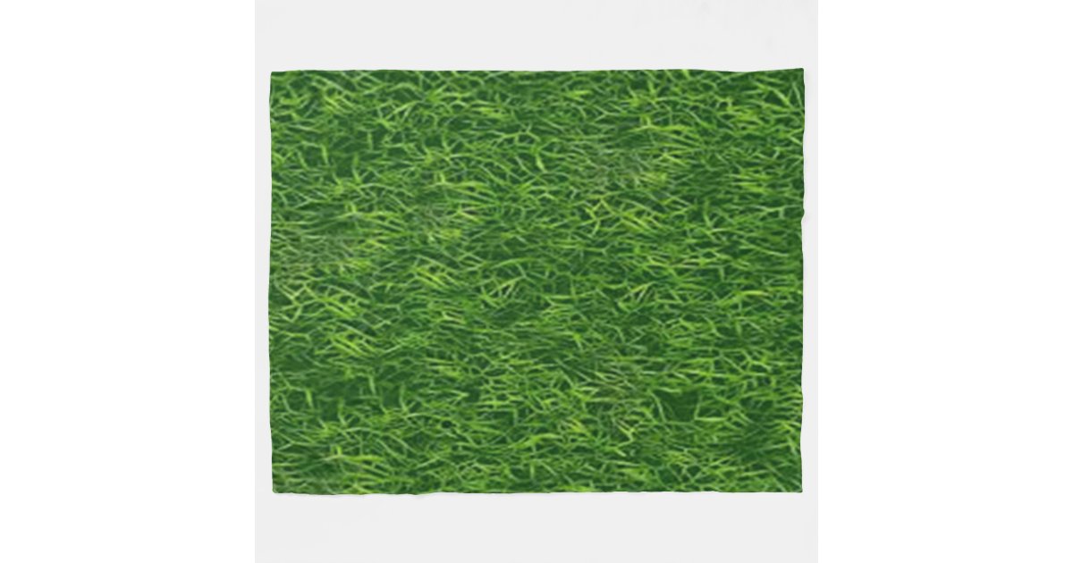 GREEN GRASS FLEECE BLANKET Zazzle