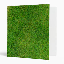 Green Grass Texture 3 Ring Binder