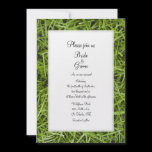 Green Grass Wedding Invitation