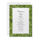 Green Grass Wedding Invitation
