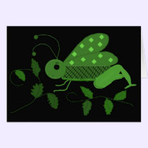 Green Grasshopper cards