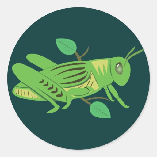 Green Classic Round Sticker Zazzle
