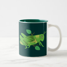 Green Grasshopper Mug